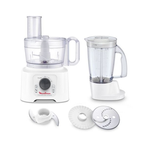 Robot multifonctions   Double force Compact FP542111 800 W Blanc Moulinex