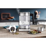 thumbnail of Bouilloire avec fonction thé vario Kitchenminis 1 l -  100.00 cl Argent / Métallique Rond Verre Wmf 19.00x17.00 cm
