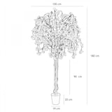 thumbnail of LIGNE DÉCO Cerisier artificiel retombant rose 180cm