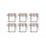thumbnail of Set van 6 Mini Glazen Weckpotjes 80 ml
