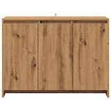 thumbnail of Helloshop26 - Buffet bahut commode armoire meuble de rangement organisateur cuisine salle de séjour salon artisanal 102 x 33 x 75 cm 02_0030806