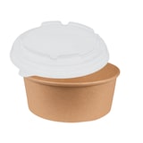 thumbnail of Bol salade NOVABOWL Kraft 750ml + couvercle RPET - entrée et salades - pack 5 cartons Lot de 1500