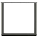 thumbnail of Helloshop26 - Set aus 2 extrem stabilen verstellbaren U-förmigen Esstischbeinen 90 x 72-73 cm modernes Design anthrazitfarbener 02_0057434