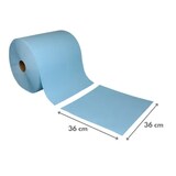 thumbnail of Putztuchrolle Lucart Skytech 3.1000 XL, blau, 100 % Recycling, 3-lagig, 36x36cm, perforiert, 1.000 Blatt #851284