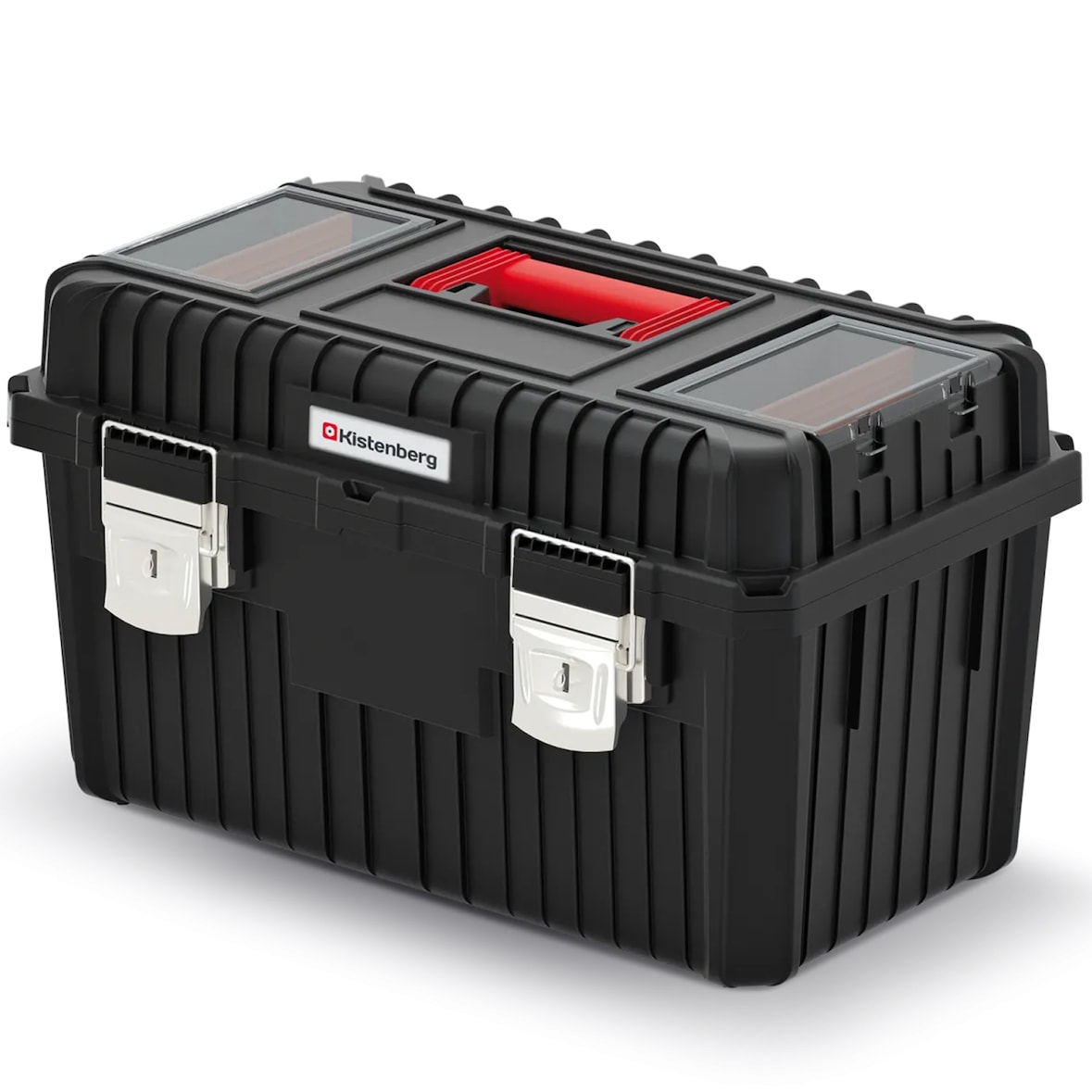 Kistenberg Heavy Caixa de Ferramentas com Abertura Superior Lateral e Fecho de Metal 36 x 58,5 x 33,7 cm