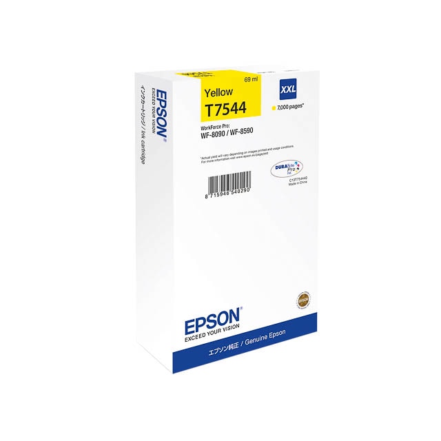 Tinten EPSON C13T754440 EPSON WF8090 TINTE YELLOW EHC