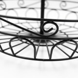 thumbnail of Relaxdays Obst Etagere, 2-stöckig, Metall, HxD: 30 x 31 cm, Obst, Gemüse, mit Griff, runde Obstschale, Obstkorb, schwarz