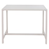 thumbnail of Décoshop26 - Table haute extérieure table de bar jardin 105 x 130 x 65 cm structure acier thermolaqué crème 04_0008742