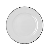 thumbnail of Bidasoa Glacial Filo Set 6 Platos Llanos Porcelana 25Cm