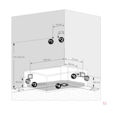 thumbnail of Kombination Badewanne Dusche K50-L30-EC Duschtempel 170x100 cm