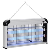 thumbnail of Outsunny Elettroinsetticida da Esterno e Interno con Lampada Antizanzare UV per 60m², Zanzariera Elettrica 30W, Nero e argento