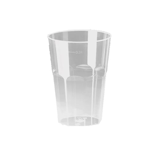 450 Trinkglas 300 ml Polystyrol Einweg - Decoglas