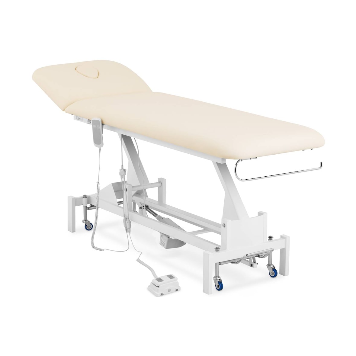 physa - Physa Table De Massage Électrique Esthétique Professionnelle Kiné Lit Soin Ostéopathie Inclinable Lille Beige (Max. 200 kg,