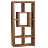 thumbnail of WOHNLING Design Massives Bücherregal MUMBAI Sheesham 180 x 90 x 35 cm Massivholz, NEU