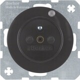 thumbnail of Berker Steckdose sw/gl 6765092045