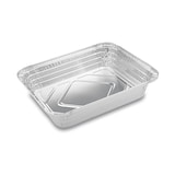 thumbnail of 50x Aluschale BBQ Grillschale 1/2 eckig stehender Rand 32x26x6cm