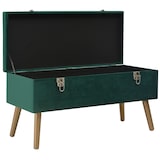 thumbnail of Helloshop26 - Banc banquette avec compartiment de rangement 80 cm vert velours 02_0010985