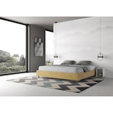 thumbnail of Azelia oker microvezel gewatteerd opbergbed 180x210