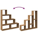 thumbnail of vidaXL Kamerscherm / boekenkast 143,5x29x143,5 cm hout artisanaal eik