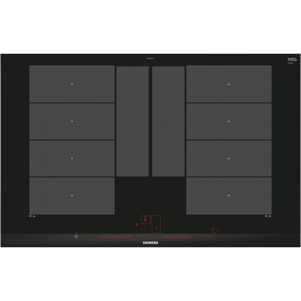 Siemens EX875LYC1E hobs Negro Integrado Con placa de inducción 4 zona(s)