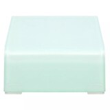 thumbnail of Helloshop26 - Meuble télé buffet tv télévision design pratique support pour moniteur 40 cm verre blanc 2502227