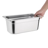 thumbnail of Equipementpro - Gastronormbehälter aus Edelstahl GN 1/3 100 mm Vogue