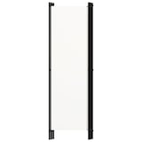thumbnail of Décoshop26 - Paravent séparateur de pièce cloison 4 panneaux 200 x 180 cm en tissu blanc et fer DEC030838