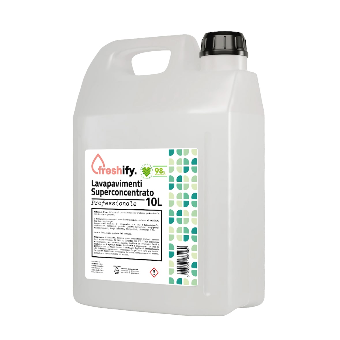 Freshify Lavapavimenti Superconcentrato Professionale 10l