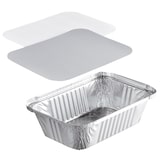 thumbnail of Barquette Aluminium Operculable NOVATRAY 900ml (201x136mm) + Couvercle - ECO PACK - Format Rectangulaire - Lot de 5000