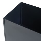 thumbnail of Helloshop26 - Pflanzenständer mit integrierter Metallschale 100 x 70 x 30 cm schwarz 03_0010710