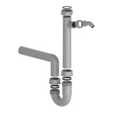 thumbnail of ECO SAVE Siphon Küchenspüle, Abfluss für Spüle Küche aus recyceltem Kunststoff, mit Anschluss für Geschirrspüler