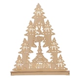 thumbnail of Holzdeko Tannenbaum mit 10 LEDs Warmweiß