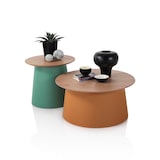 thumbnail of AQA Design Tavolino in polipropilene e mdf MARUS-B senape cm. L.70 P.70 H.32,5 MP02370