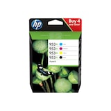 thumbnail of HP 953XL / 3HZ52AE Tinten Sparset schwarz, cyan, magenta, gelb (4 Stück)
