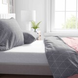 thumbnail of Wendebettwäsche 100% Baumwolle 155x200 cm Rosa Raute 3-teilig