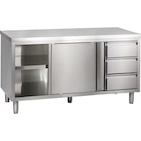 thumbnail of Arbeitsschrank mit Schiebetüren und Schubladenblock B 200cm x T 70cm