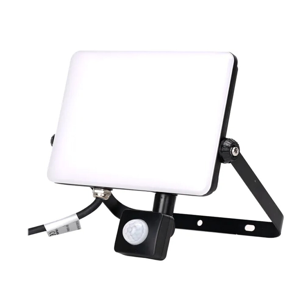 50W LED Fluter Strahler Flutlicht mit Bewegungsmelder mit Michglas abdeckung Außenbereich IP65 4000K