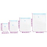 thumbnail of vidaXL Vacuüm opbergzakken 15 pcs Transparant en blauw 130 x 100 cm