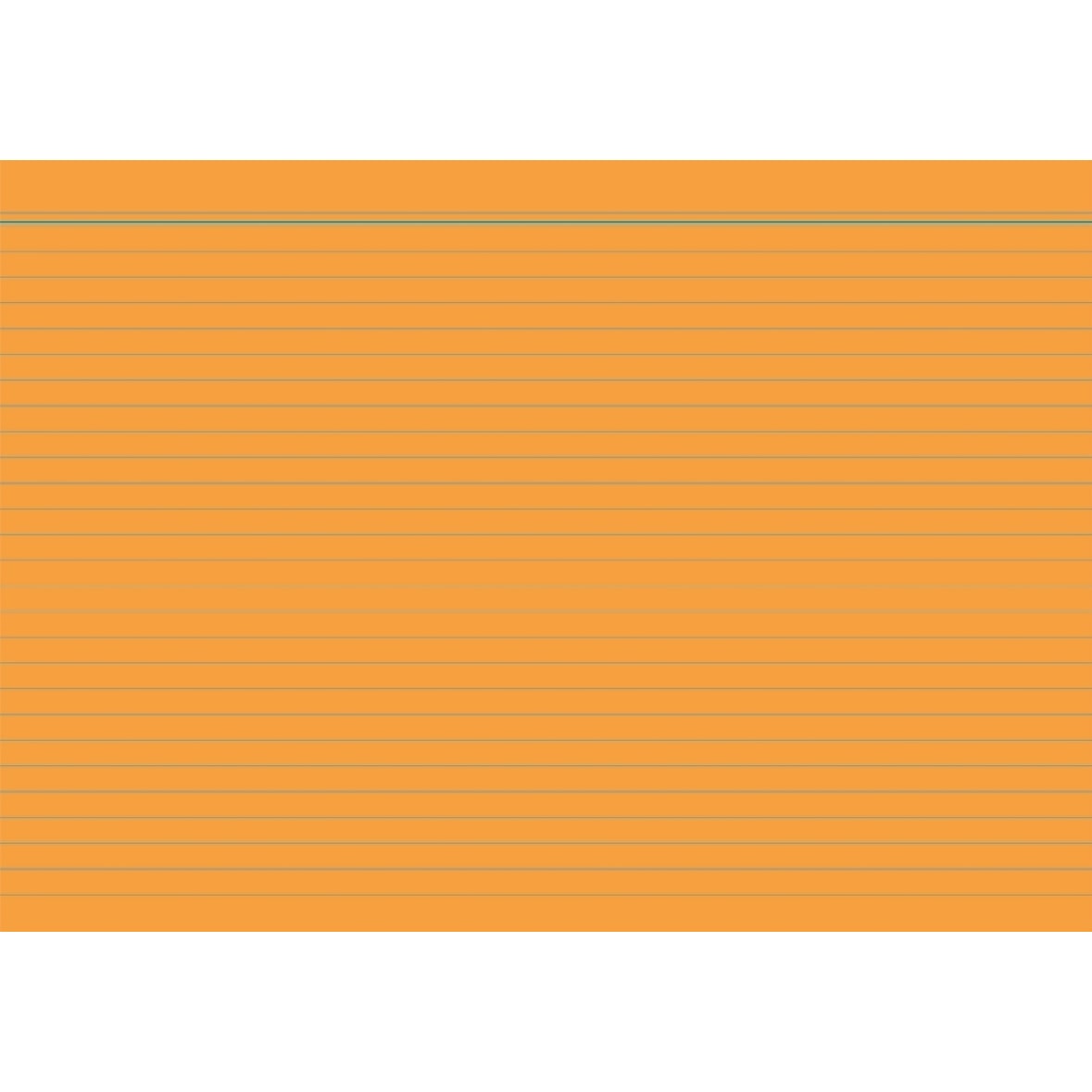 Karteikarten A7 liniert 170 g/qm orange VE=100 Stück