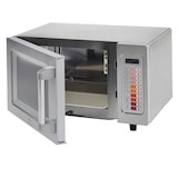 thumbnail of METRO Professional Microondas GMW1125, aço inoxidável, 51.1 x 43.2 x 31.1 cm, 25 L, 100 programas, temporizador 60 min, prato de max Ø 30.5 cm, prata