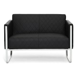 thumbnail of Loungesofa ARUBA STEP Kunstleder 2-zit zwart hjh OFFICE