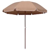 thumbnail of Helloshop26 - Sonnenschirm für den Außenbereich mit Stahlstange 240 cm taupe 02_0008102