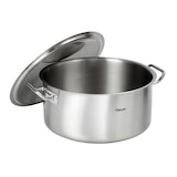 thumbnail of Marmite tout inox 25 Litres (Ø)430 mm compatible induction, avec couvercle