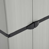 thumbnail of vidaXL Garten-Lagerschrank mit 3 Böden Grau & Schwarz 68x40x168 cm