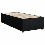 thumbnail of vidaXL Boxspringbett mit Matratze Schwarz 100x200 cm Stoff