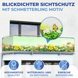 thumbnail of Maximex Balkon-Sichtschutz mit Schmetterlings-Motiv, 5 m
