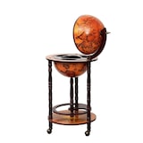 thumbnail of Carrello Bar Globo Costway, Carrello Bar Globo per Casa, Carrello di Servizio, Scaffale per Vino con Ruote (Marrone)