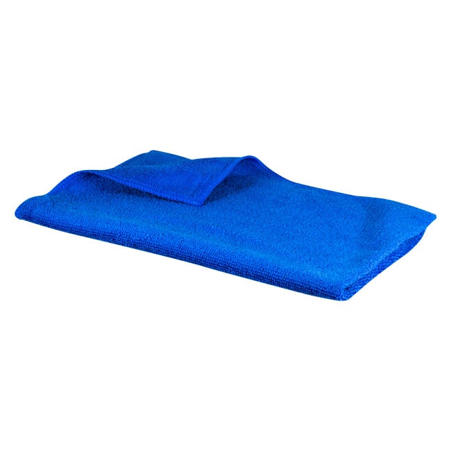 Serpillières microfibre à bouclettes bleue par 5
