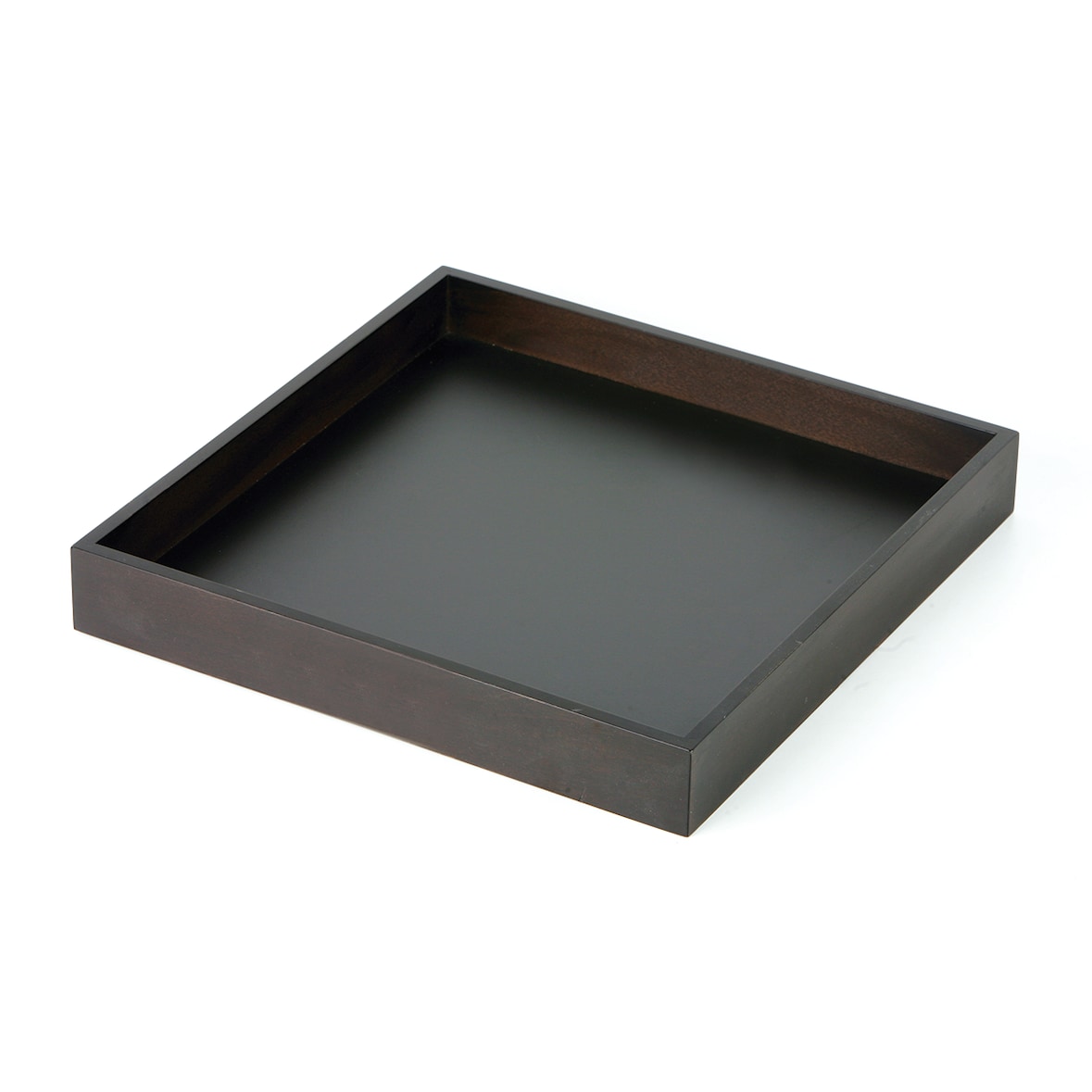 Hostelnovo - Stapelbares Holztablett ohne Griffe 29 x 29 x 4,5 cm