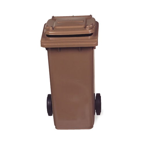 Contenedor de residuos marrón 120 litros RS1637
